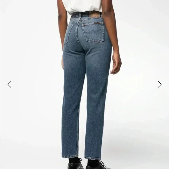 NWT Nudie Jeans Straight Sally Indigo Autumn Straight Leg - Picture 3 of 10